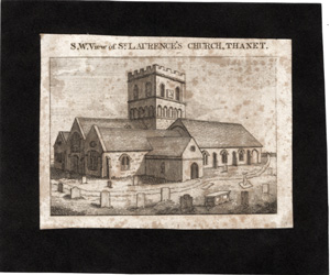 S.W. View of St. Laurence's Church, ThaneT.